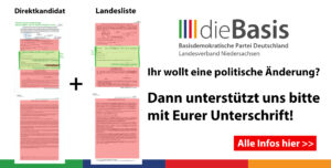 Ihr wollt eine politische Änderung? Dann unterstützt uns bitte mit Eurer Unterschrift!